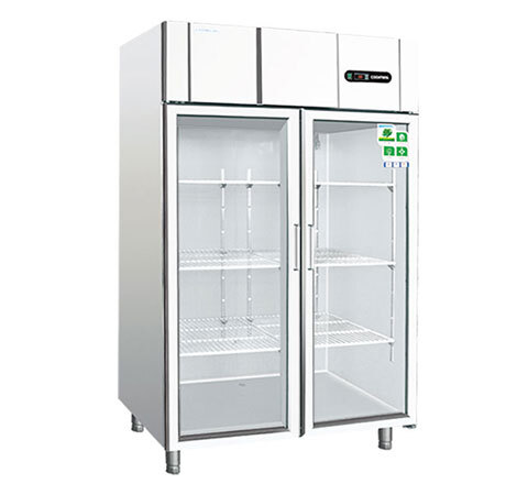 TỦ ĐÔNG INOX 2 CÁNH KÍNH KOLNER KN1.2BTG2