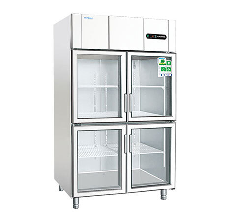 TỦ MÁT INOX 4 CÁNH KÍNH KOLNER KN1.2TTNG4