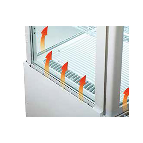 Tủ Mát Trưng Bày 4 mặt kính Kolner KN-280L-3 - Ảnh 2