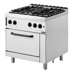 Bếp Âu 4 họng dùng gas có lò nướng điện Nayati NGR 8-90 4F GR