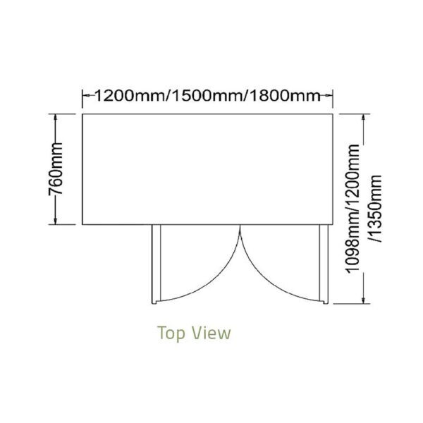 Bàn đông 2 cánh Berjaya BS 2DF5/Z - Ảnh 3
