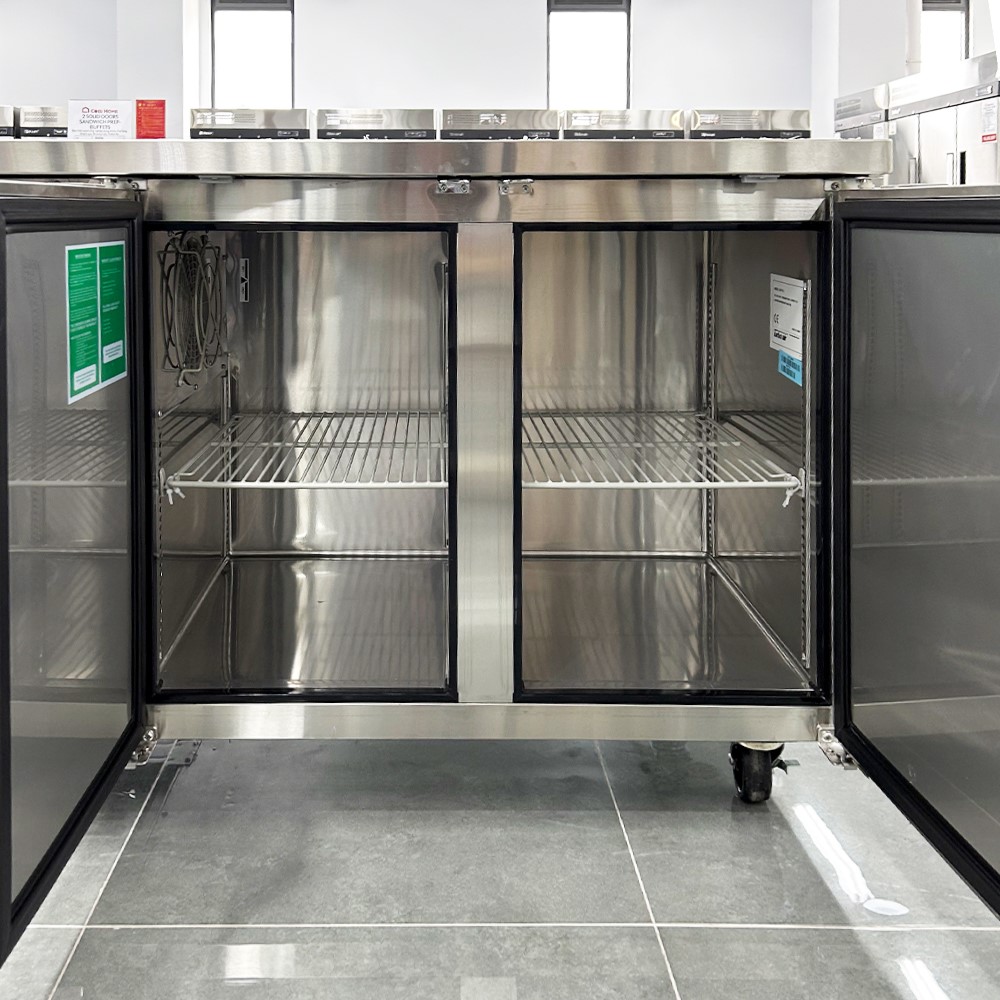 Bàn đông 2 cánh inox Turbo Air KUF12-2 (1m2) - Ảnh 4