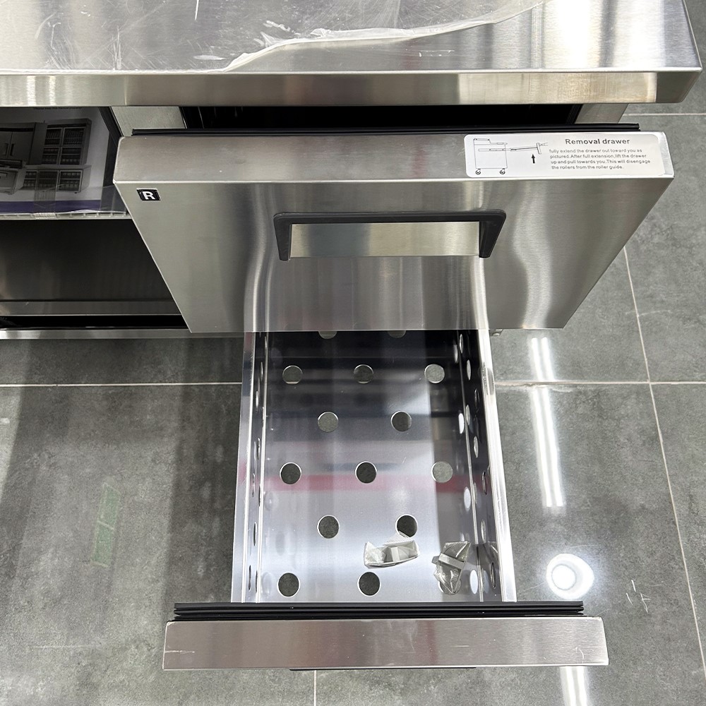 Bàn mát 1 cửa 2 ngăn kéo Turbo Air KUR12-2D-2 - Ảnh 4