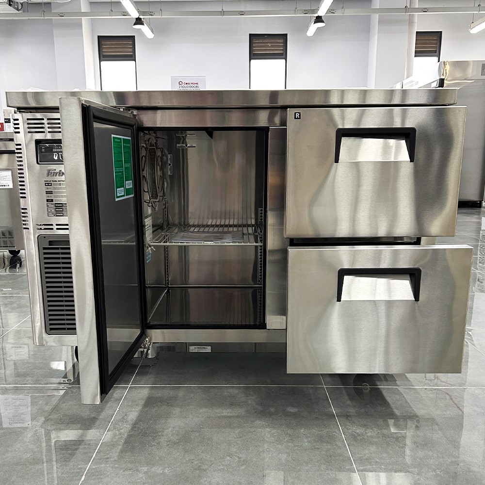 Bàn mát 1 cửa 2 ngăn kéo Turbo Air KUR12-2D-2 - Ảnh 5