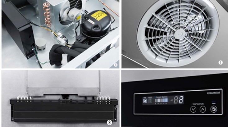 Tủ đông 6 cánh inox Turbo Air KF65-6 - Ảnh 3