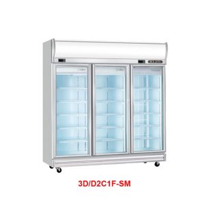 Tủ đông mát 3 cánh kính BERJAYA 3D/D2C1F-SM (2 mát - 1 đông)