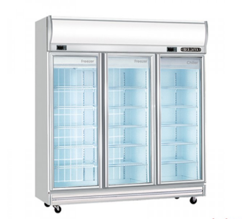 Tủ đông mát 3 cánh kính Berjaya 3D/D2F1C-SM
