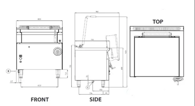 Chảo xào xoay Nayati NGTP 8-75 ME (Dùng gas) - Ảnh 3