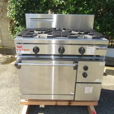 Bếp âu 3 họng kèm lò nướng dùng gas Maruzen RGR-0963D - Ảnh 2