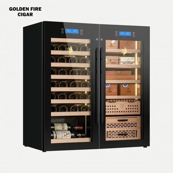 Tủ Bảo Quản Rượu Vang Và Cigar 2 In 1 Golden Fire GF298 - Ảnh 2