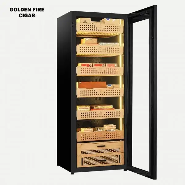 Tủ Bảo Quản Xì Gà Golden Fire GF 163 Black (1000- 1200 Điếu) - Ảnh 2