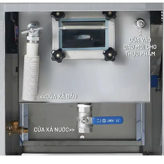 Nồi Chiên Công Nghiệp Công Nghệ Dầu Nước Soochef AHL-10000 - Ảnh 3