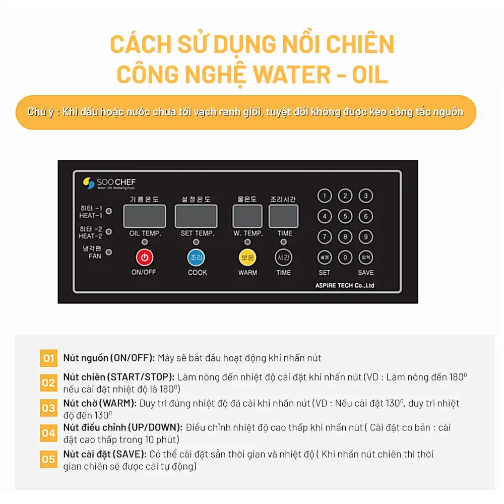 Nồi Chiên Công Nghiệp Công Nghệ Dầu Nước Soochef AHL-10000 - Ảnh 6