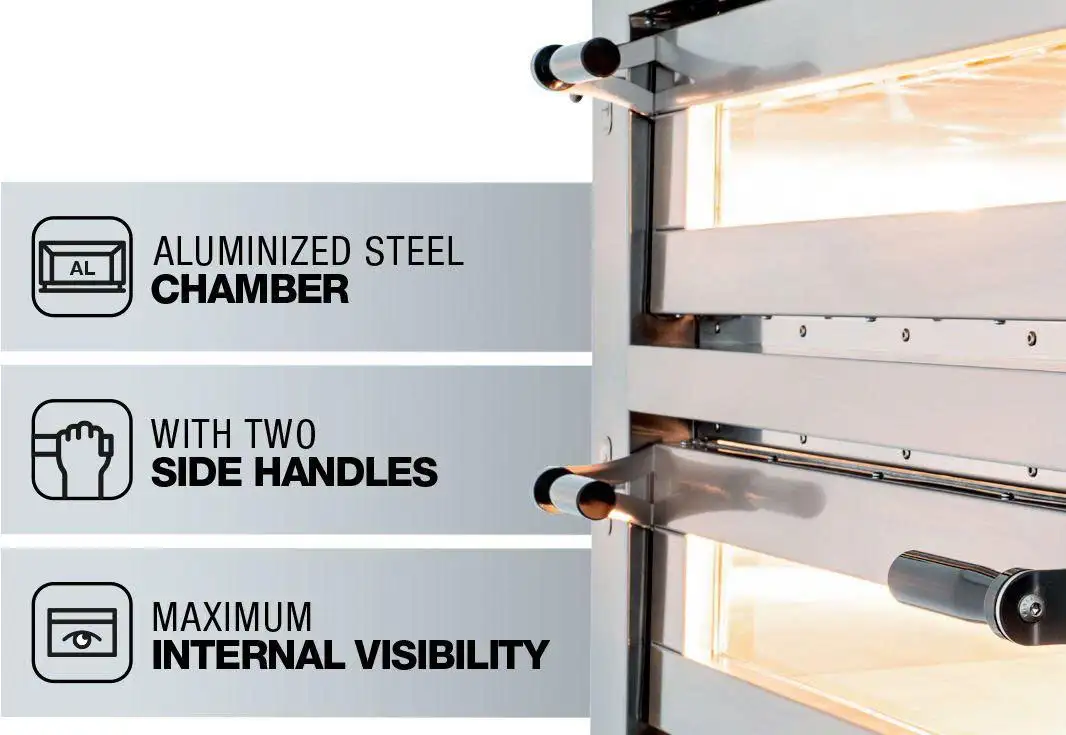 Lò nướng bánh Pizza dùng điện Prismafood MAIOR LE 44 - Ảnh 3