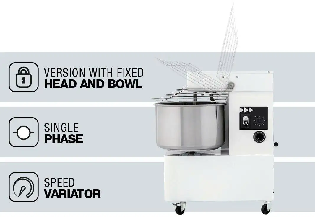 Máy trộn bột xoắn ốc Prismafood IBV 60 - Ảnh 2