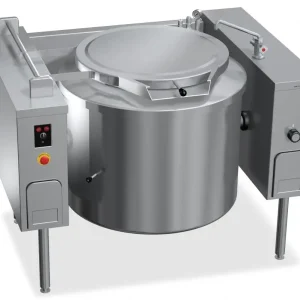 Chảo Đun Sôi Nghiêng 200L Có Chức Năng Làm Nóng Bằng Hơi Nước Gián Tiếp Berto's 9P20IRV