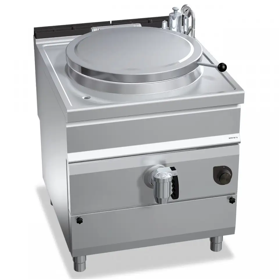 Chảo Đun Sôi 200L Có Chức Năng Làm Nóng Bằng Hơi Nước Gián Tiếp Berto's 9P20IV