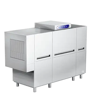 Máy rửa chén băng tải bên trái 3800 đĩa mỗi giờ ATA ATR3800ES