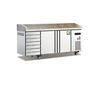 Bàn Pizza 2 Cánh Có Ngăn Kéo Coolmes AWR2025D7PZ