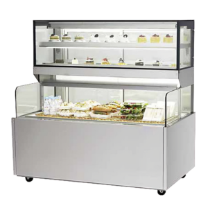 TỦ TRƯNG BÀY BÁNH VÀ NƯỚC GIẢI KHÁT TURBO AIR TCB-1500