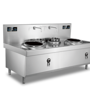 BẾP Á 2 HỌNG +  2 NỒI NƯỚC DÙNG ĐIỆN MANTRU.E ZC2-C4030A-W2