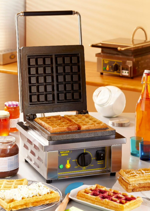 MÁY NƯỚNG BÁNH WAFFLE ROLLER GRILL GES 10 - Ảnh 3