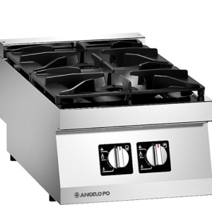 BẾP ÂU 2 HỌNG DÙNG GAS ANGELO PO - 0S0FA0