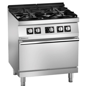 BẾP ÂU 4 HỌNG CÓ LÒ NƯỚNG DÙNG GAS ANGELO PO - 1S1FA0GV