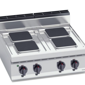 BẾP ÂU 4 HỌNG ĐẶT BÀN DÙNG ĐIỆN BERTO'S - E7PQ4B