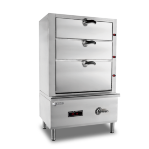 TỦ HẤP HẢI SẢN MANTRU.E 3 TẦNG DÙNG ĐIỆN