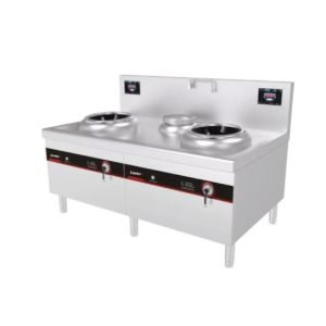 Bếp Điện Từ 02 Vùng Nấu Mặt Lõm kèm bồn rửa LESTOV LT-X400II-E118Y