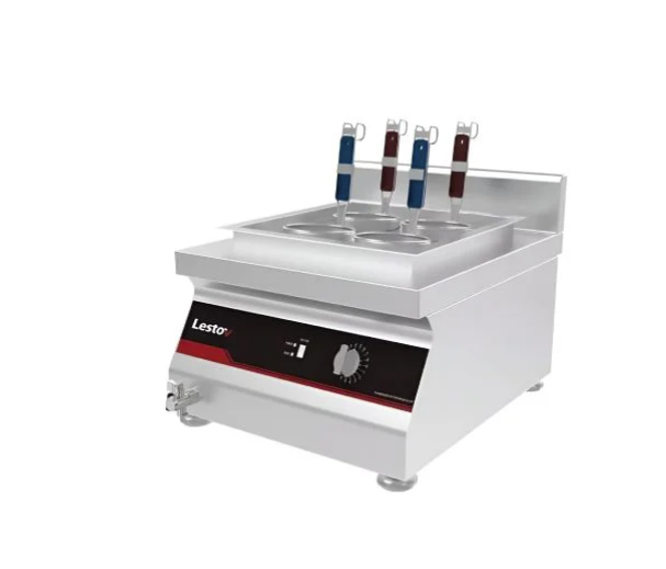 Bếp Trụng Mì Pasta Điện Từ 4 họng để sàn LESTOV LT-TMIV-E115