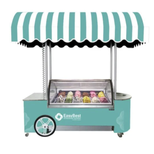 Xe Đẩy Trưng Bày Kem Gelato EasyBest Ice Cart Sunny 12