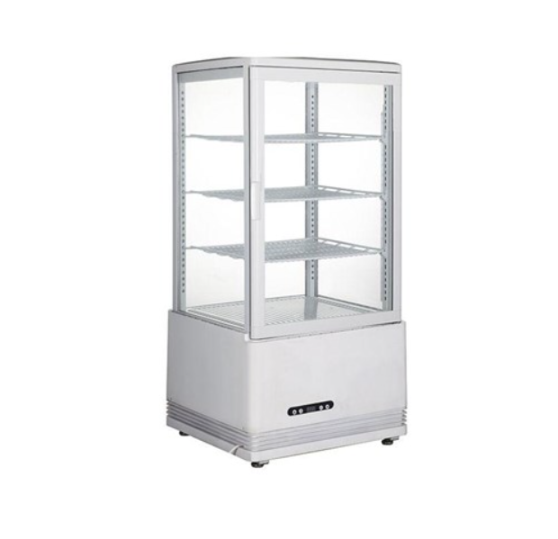 Tủ Mát Trưng Bày Để Bàn 4 Mặt Kính Kolner KN-68L-3