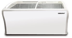 Tủ đông kính cong dạng lùa Berjaya BJY-CFGD400