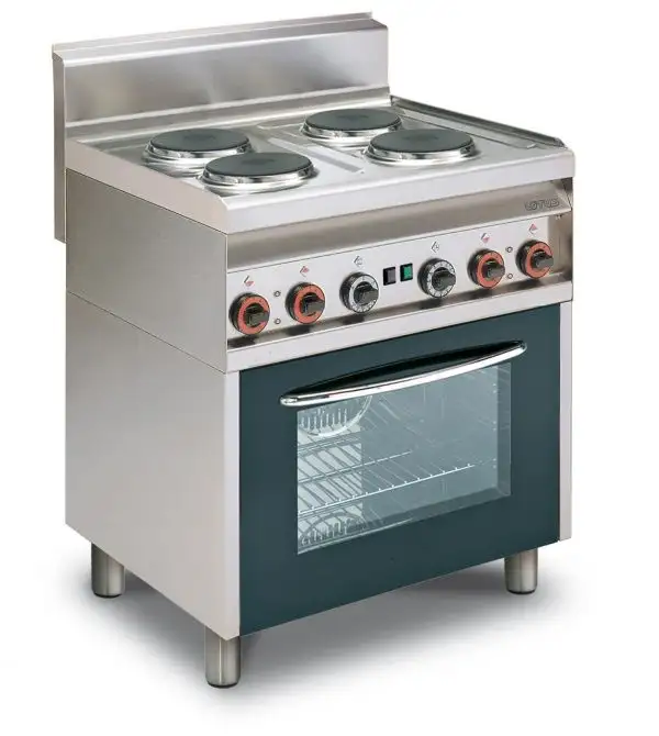 Bếp Điện 4 Tấm Kết Hợp Lò Nướng (Cửa Kính) LOTUS CF4-8ETS