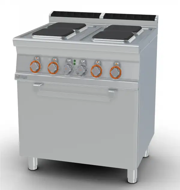 Bếp Điện 4 Bếp Vuông Kèm Lò Nướng LOTUS CFQ4-78ET