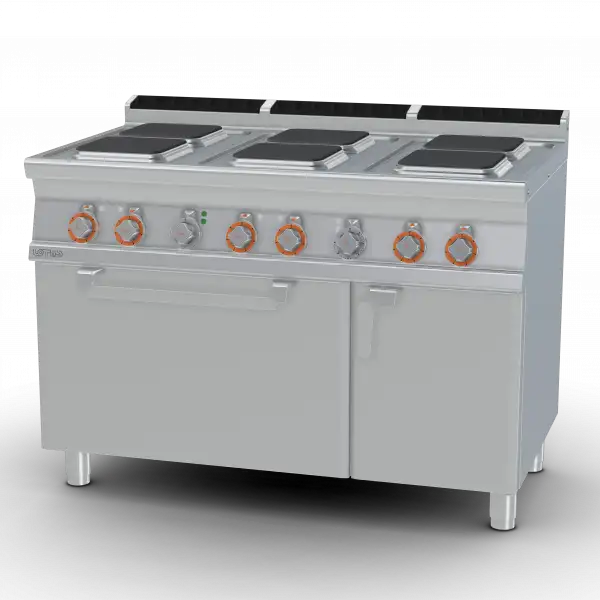 Bếp Điện 6 Bếp Vuông Có Lò Điện Truyền Thống LOTUS CFQ6-712ET