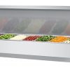 Bàn salad cánh inox để bàn Turbo Air CTST-1800