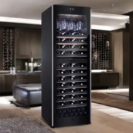 Tủ Bảo Quản Rượu Vang 168 Chai Kính Tràn Viền Vinocave CWC-168A