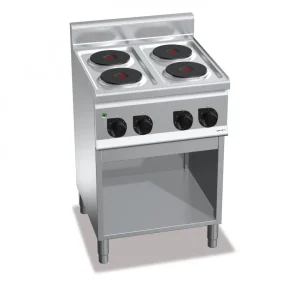 Bếp Điện 4 Vùng Nấu Tròn Có Tủ Dưới Berto's E6P4M