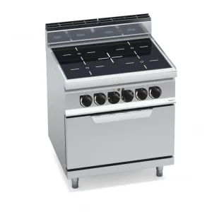 Bếp Hồng Ngoại 4 Vùng Nấu Có Lò Nướng Điện Berto's E7P4/VTR+FE