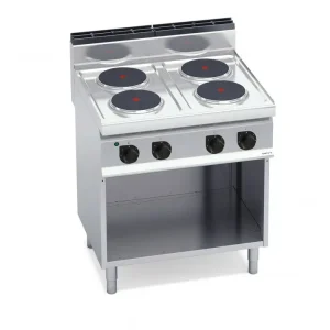 Bếp Điện 4 Vùng Nấu Tròn Có Tủ Dưới Berto's E7P4M