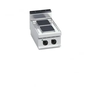 Bếp Điện 2 Vùng Nấu Vuông Berto's E7PQ2B