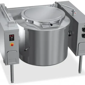 Chảo Đun Sôi Nghiêng 200L Có Chức Năng làm Nóng Gián Tiếp Bằng Điện Berto's E9P20IR