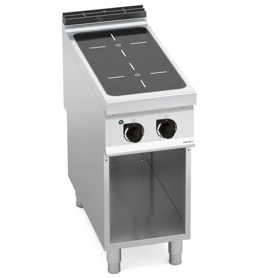 Bếp Hồng Ngoại 2 Vùng Nấu Có Tủ Dưới Berto's E9P2MP/VTR