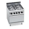 Bếp Âu 4 Họng Kèm Lò Nướng Gas Berto's G7F4PW+FG