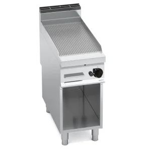 Bếp Chiên Phẳng Rãnh Dùng Gas Có Tủ Dưới Berto's G9FR4M