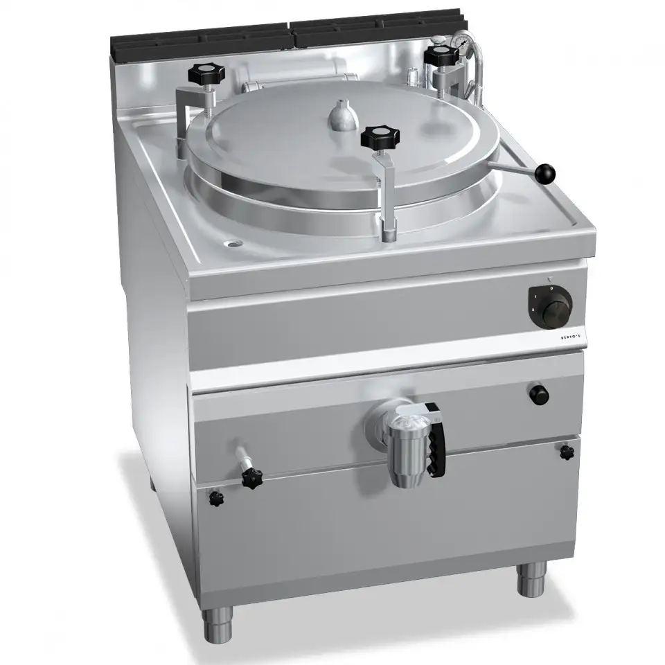 Chảo Đun Sôi Gas 200L Có Chức Năng Làm Nóng Gián Tiếp (Bình Áp Suất) Berto's G9P20I1A