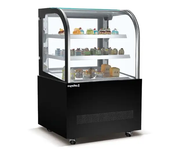 Tủ trưng bày bánh kính cong Meichu GC-08